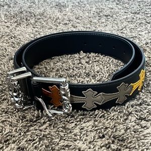 Chrome hearts custom belt Nike Jordan bape shoe